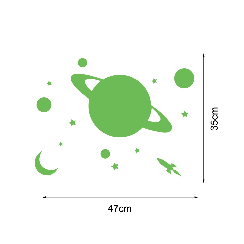 Светится в темноте звезды ночи светящаяся планета светящиеся 3D настенные