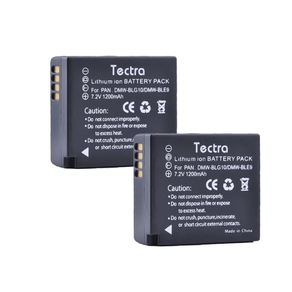 Tectra 2 шт. Φ аккумулятор + USB двойное зарядное устройство с адаптером переменного