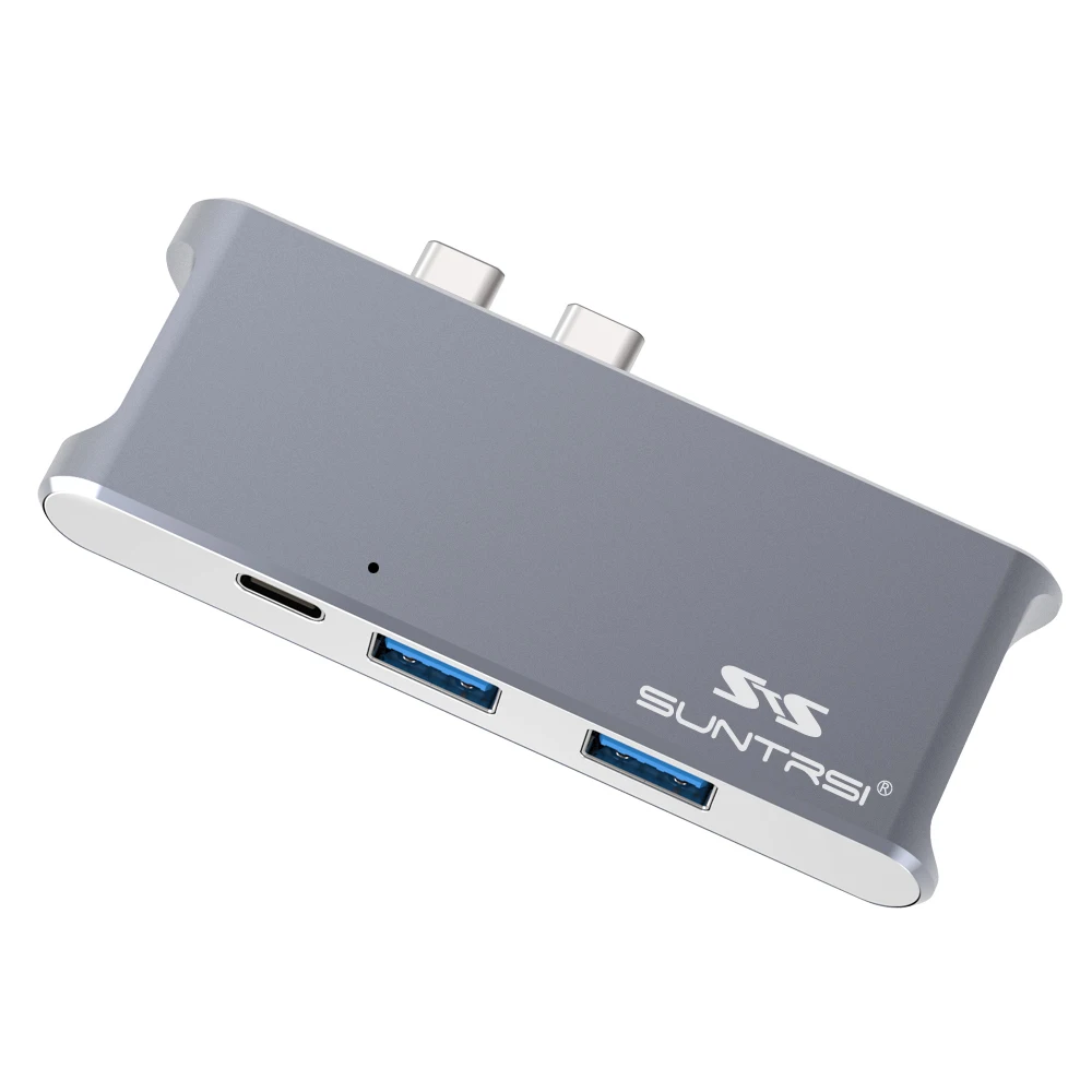 Suntrsi Лидер продаж USB 3 0 Тип C концентратор с 4 К HDMI видео Выход 7 в 1 концентратора TF /SD