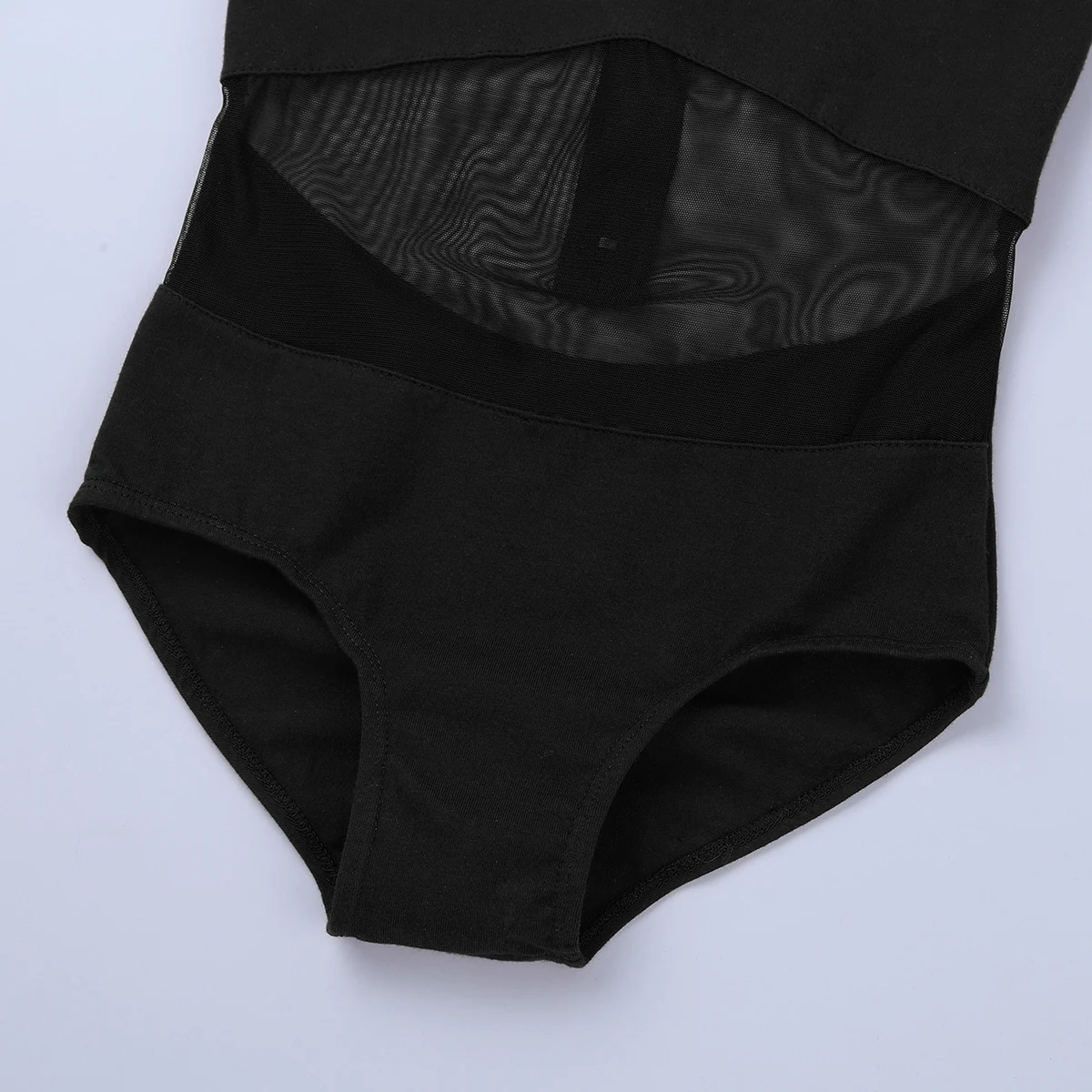 TiaoBug/детское Сетчатое балетное трико без рукавов для танцев гимнастическое