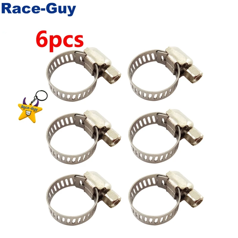 Регулируемые зажимы для топливного шланга труб 10 мм 11 12 13 14 15 16 1/4 дюйма-5/8 дюйма