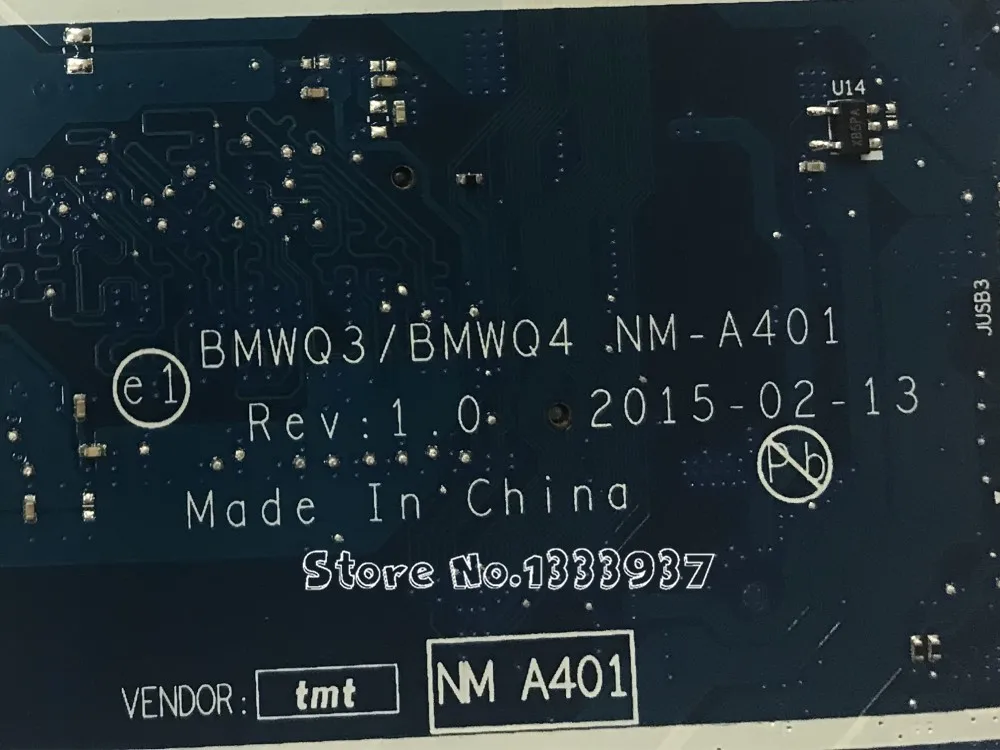 BMWQ3/BMWQ4 NM-A401  Lenovo G51-35    DDR3 100%