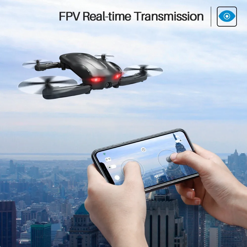 SYMA Z1 складной мини Квадрокоптер с камерой HD 720P FPV передача в реальном времени RC