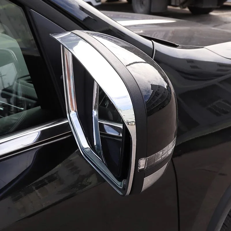 For Jeep Grand Commander 2018 2PCS ABS Chrome Car Side Door Rearview Mirror Protect Frame Cover Trims Styling Accessories | Автомобили и