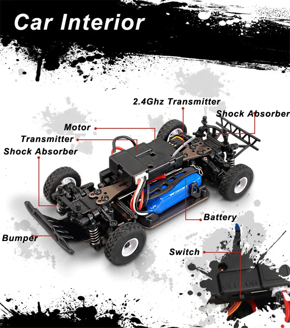 Wltoys K969 1:28 масштаб 30 км/ч высокая скорость мини RC Автомобиль 2,4G 4WD RTR матовый пульт дистанционного управления автомобиль RC дрейф автомобиль Voiture Telecommande
