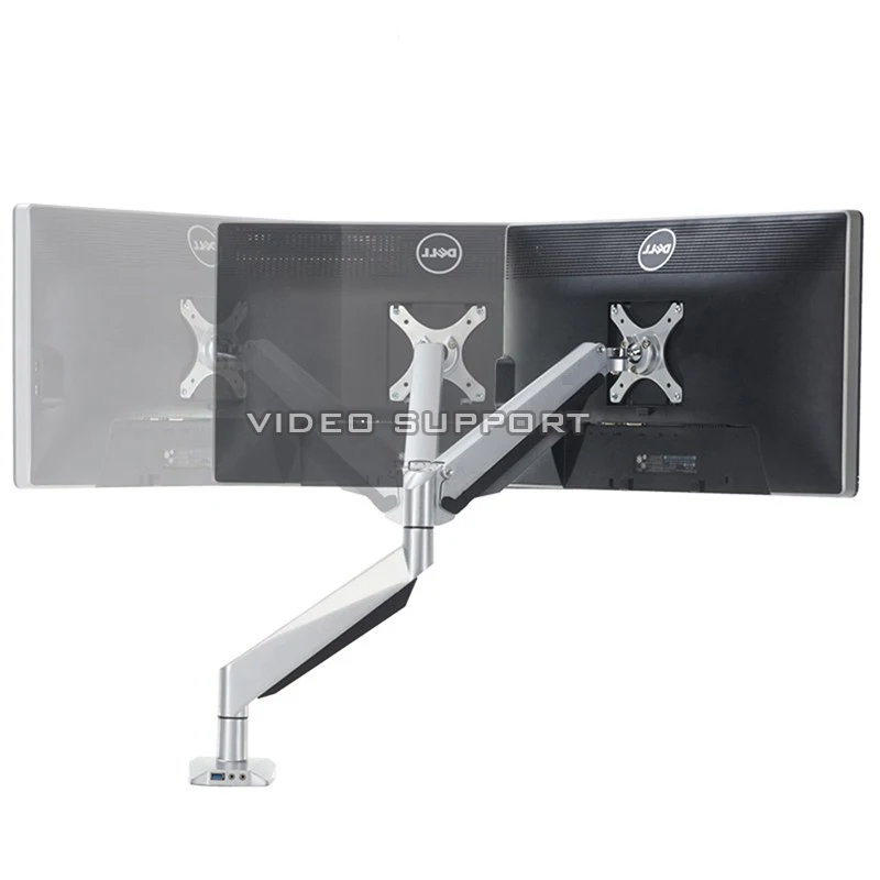 Высококачественное настольное крепление для монитора вращающийся Выдвижной