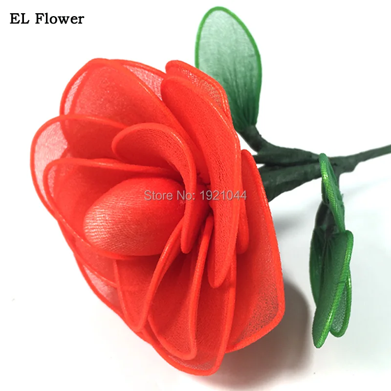 Новый дизайн мигающий светодиодный экран с цветочным принтом розы световой