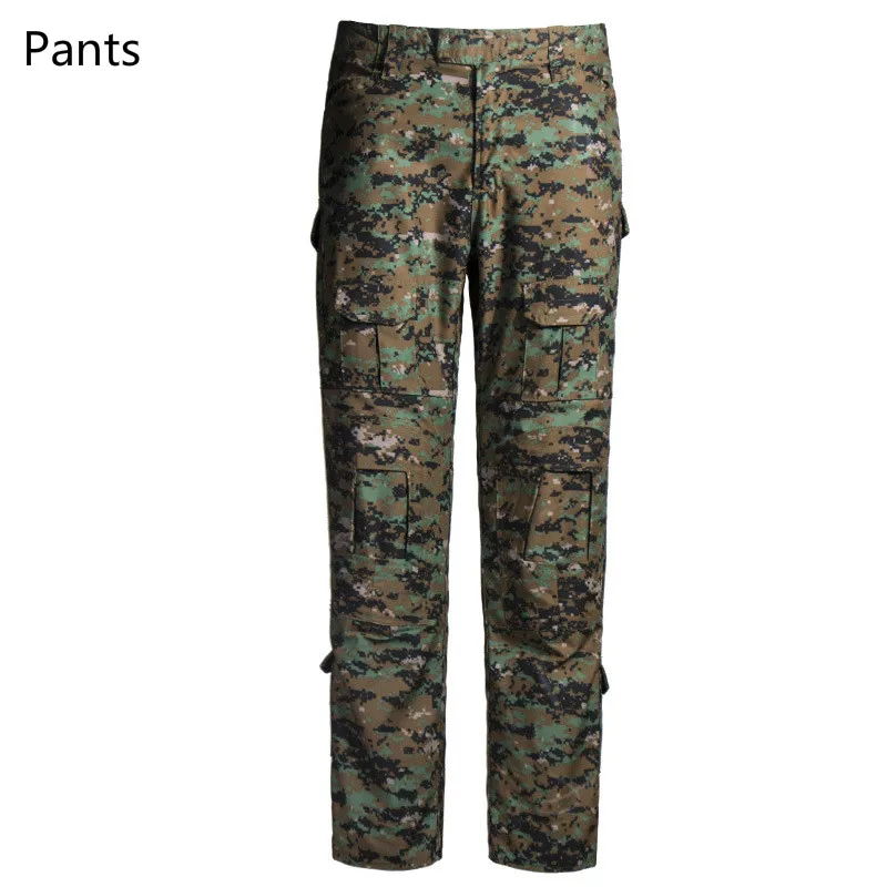 pants Армейская Тактическая Военная униформа для страйкбола, боевая рубашка, военные штаны, Uniforme Militar, Мультикам, камуфляжный комплект, одежда для охоты - Цвет: pants