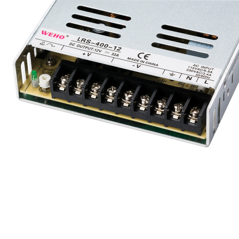 (LRS-400-12)LRS-400-12 110v 220v ac to dc одиночный выход тонкий тип источник питания 400w 12v |