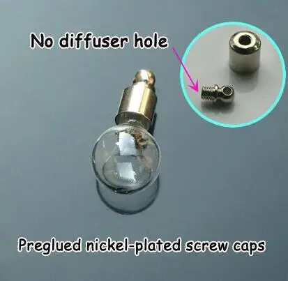 Стеклянные флаконы с подвеской 50 шт. уплотнительные кольца винтовая крышка