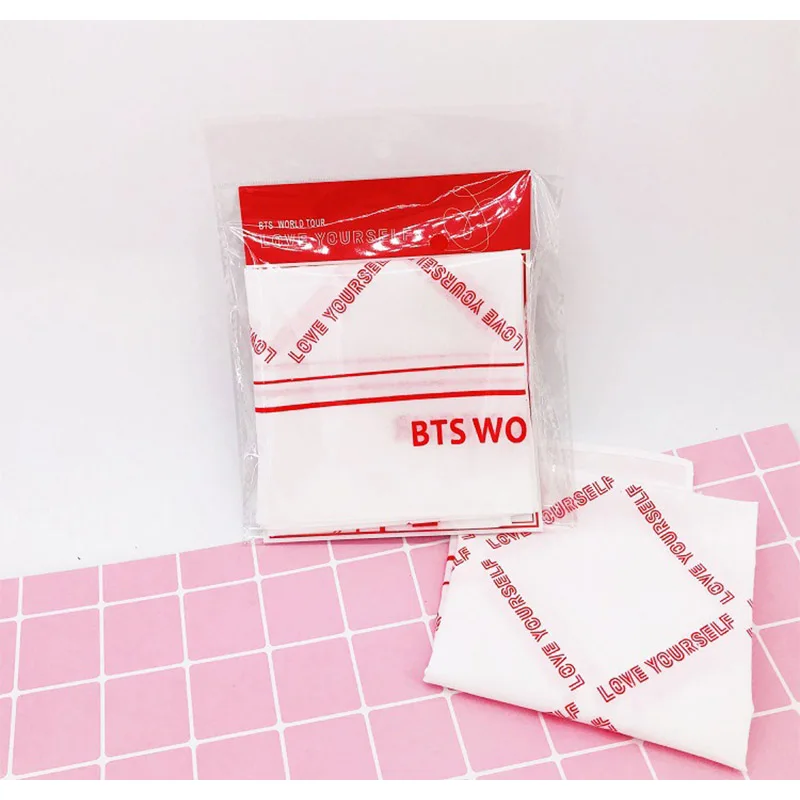Новый Kpop Bangtan Boys BTS WORLD TOUR концерт такой же хлопка шарф хип хоп резинки для волос