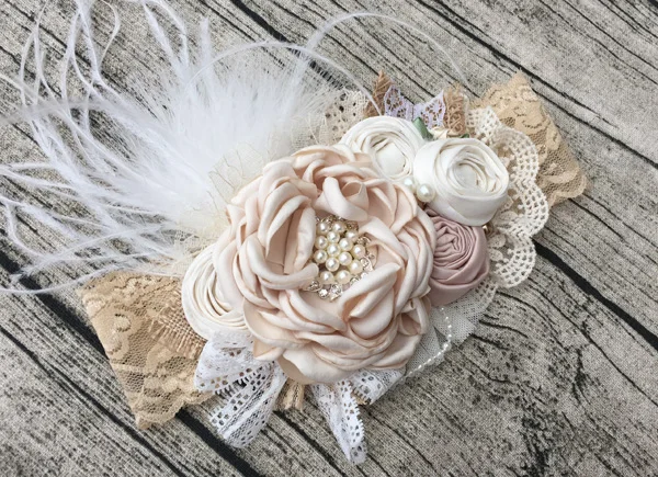 Бесплатная доставка повязка на голову для девочек с цветами из шелка Детские