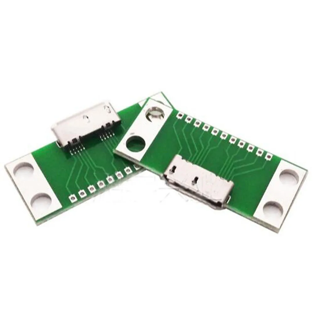5 шт. MICRO USB 3 0 Тип B с печатной платой тестовый гнездовой разъем мобильный
