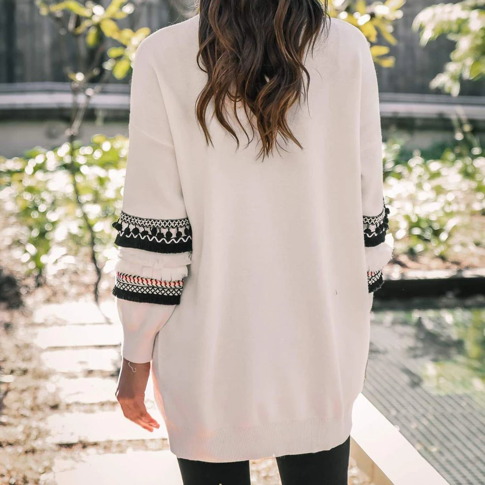 Элегантный женский кардиган пальто осенне-зимняя теплая верхняя одежда