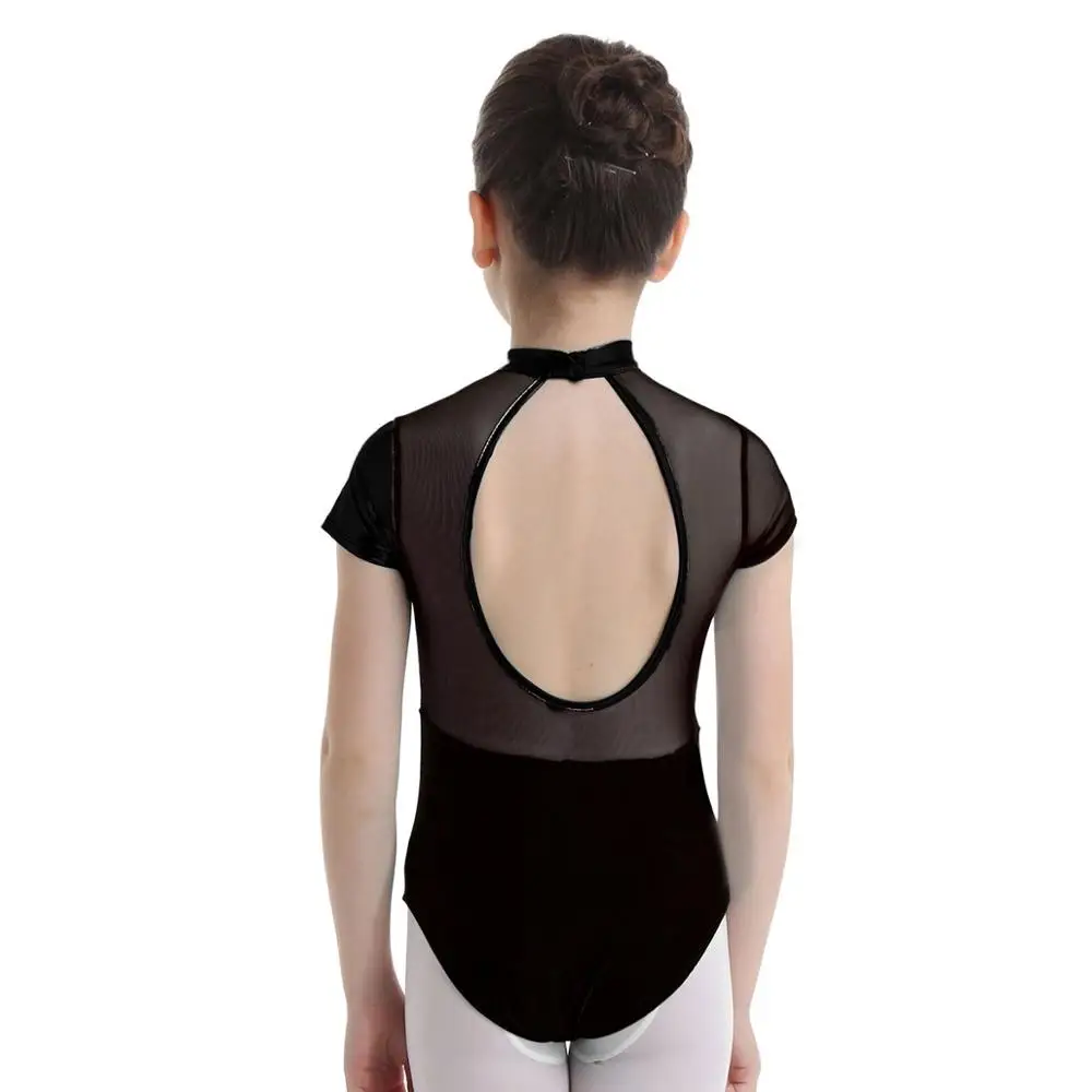 Балетные гимнастические леотарды детский костюм для девочек блестящий