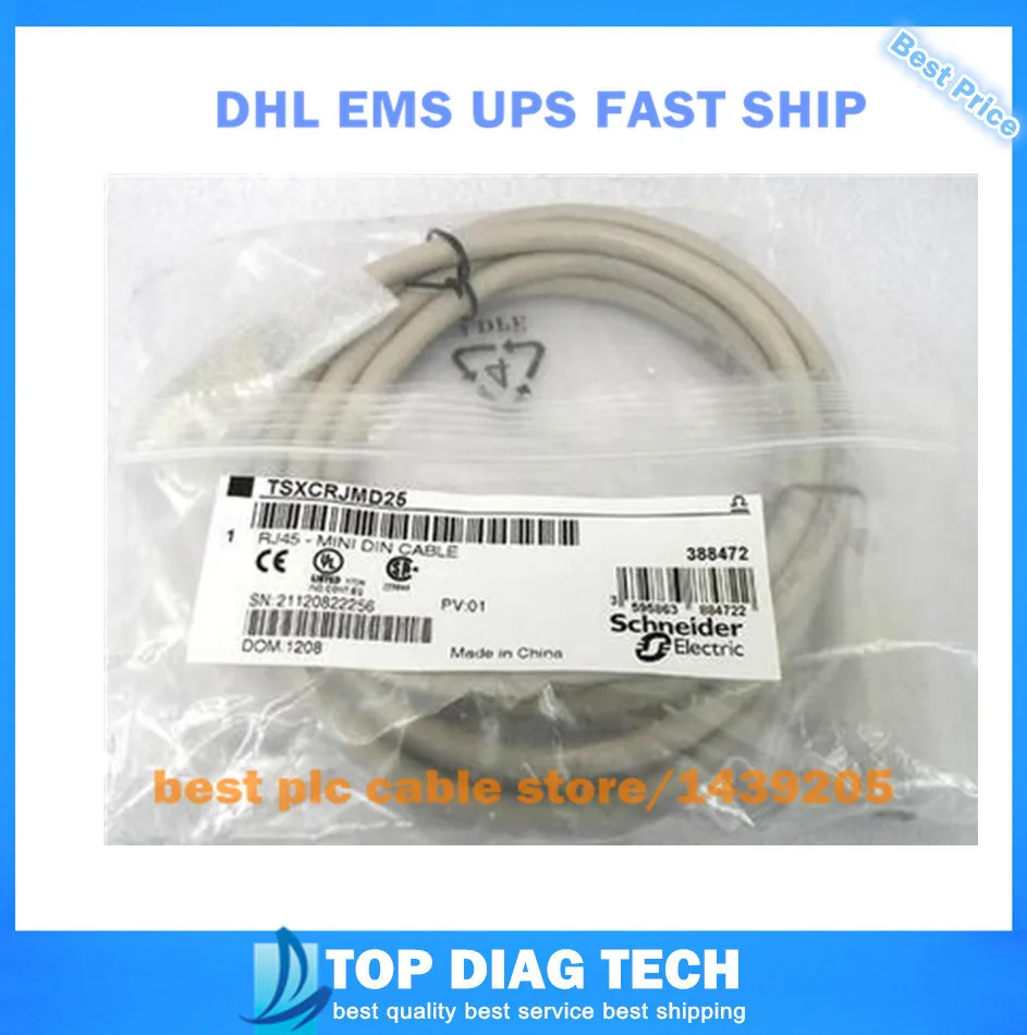 TSXCRJMD25 Minidin8 для RJ45 кабель для Schneider TSXCUSB485 постоянного тока в переменный конвертер, DHL UPS EMS быстро корабль