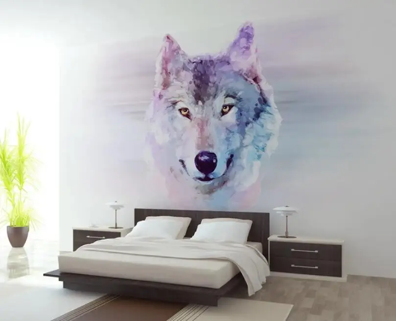 Beibehang пользовательские фото обои 3D животное волк Настенные обои гостиная спальня диван фон декоративные настенные 3d обои