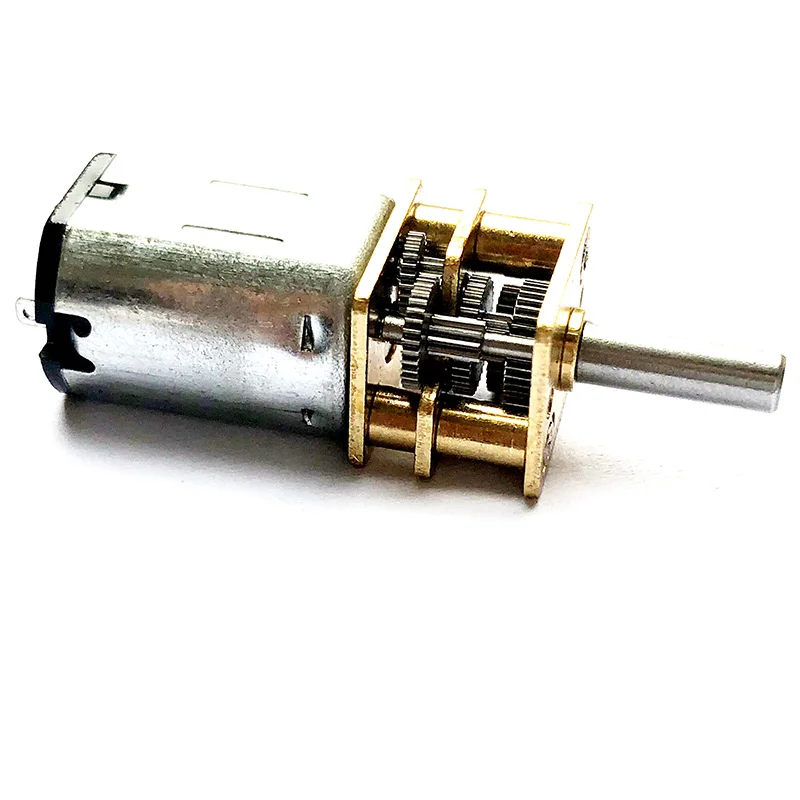 DC 12V 100RPM мини металлический мотор редуктор с высоким крутящим моментом зубчатым