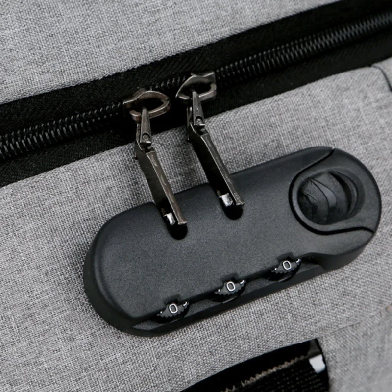 Usb зарядка Противоугонный рюкзак для ноутбука с кодовым замком 21 дюймов женские