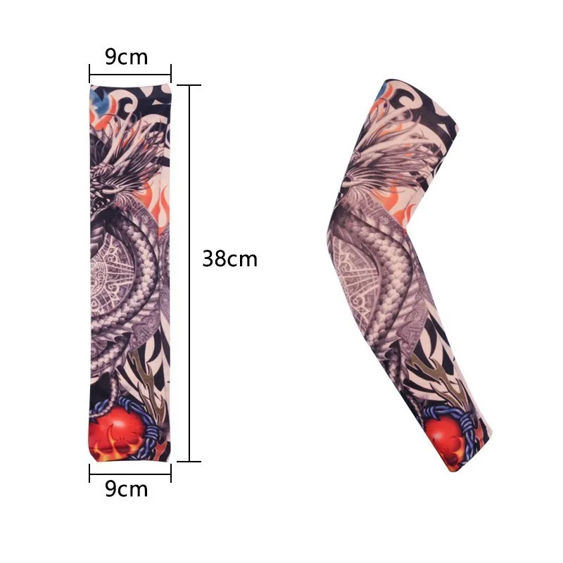 1 шт. спортивные гетры для татуировок рукава УФ крутые рук Велоспорт Бег нейлон