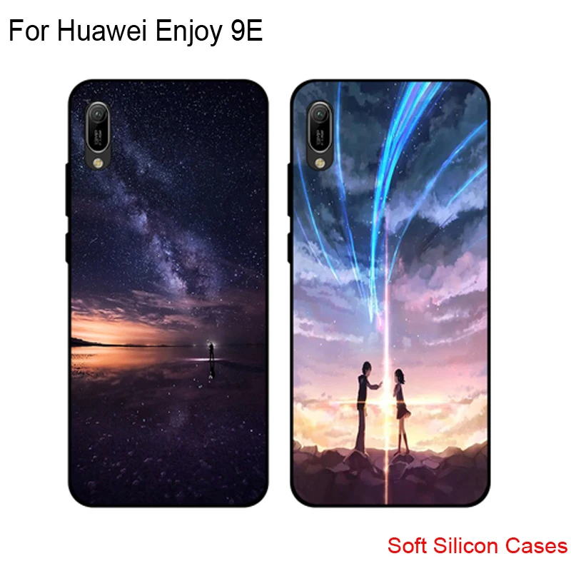 

Чехол для Huawei Enjoy 9E, силиконовый мягкий чехол-накладка для Huawei Enjoy 9 E, чехлы для телефонов с рисунком звезды для Huawei Enjoy 9E