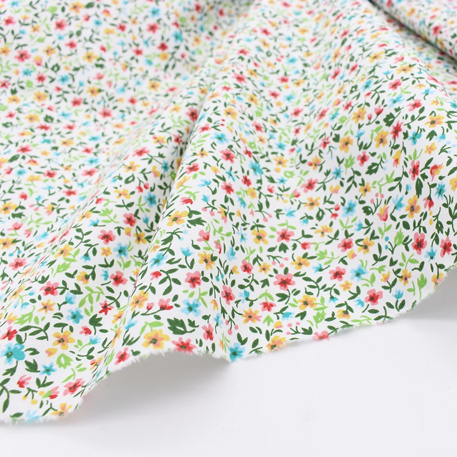 Цветы Ткань ситец для Вышивание Материал ткань поплин S хлопчатобумажные ткани