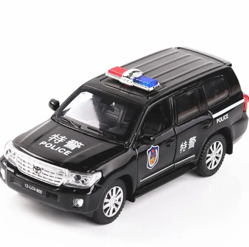 Игрушечный автомобиль полиция TOYOTA LAND CRUISER Коллекция игрушечных автомобилей