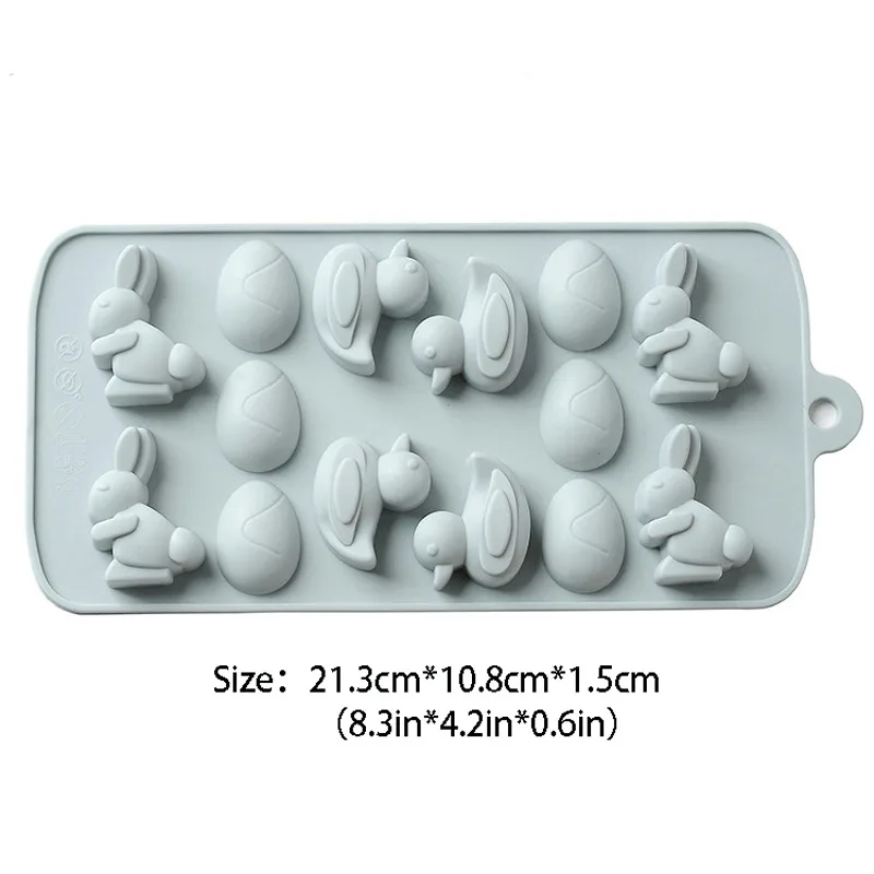 Silicone Mold Fondant Cake Decorating Tool Duck Rabbit Shape For Baking Sugarcraft Pastry Chocolate Accessories | Дом и сад
