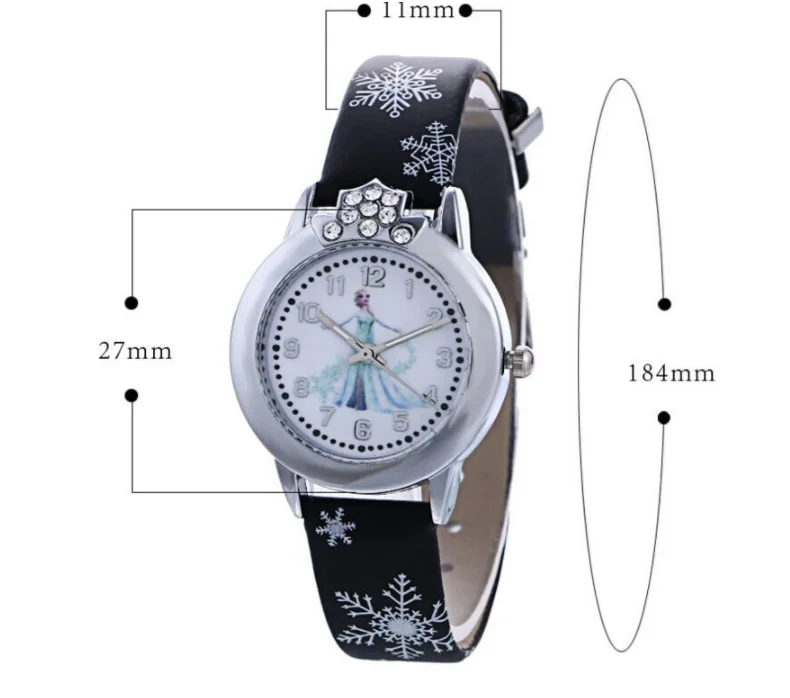 Дисней relogio feminino relojes мультфильм детские часы принцесса часы модные детские милые резиновые кожаные кварцевые часы для девочек