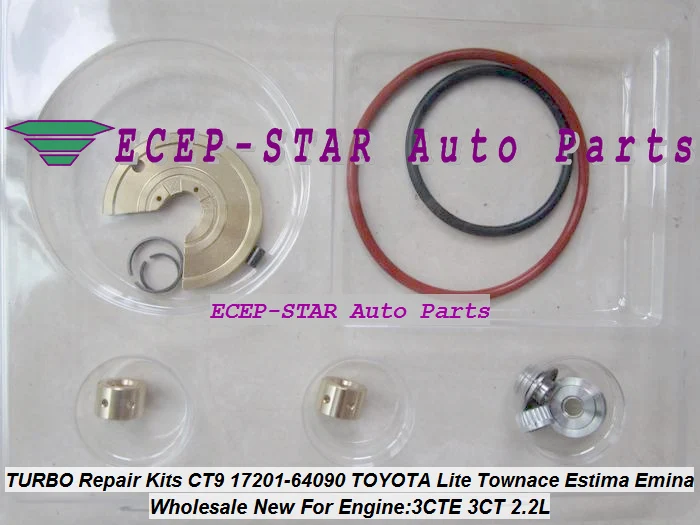 Турбокомплекты для ремонта CT9 17201-64070 17201-64071 турбина TOYOTA Camry Lite Ace TownAce Vista Emina Lucida 3CT