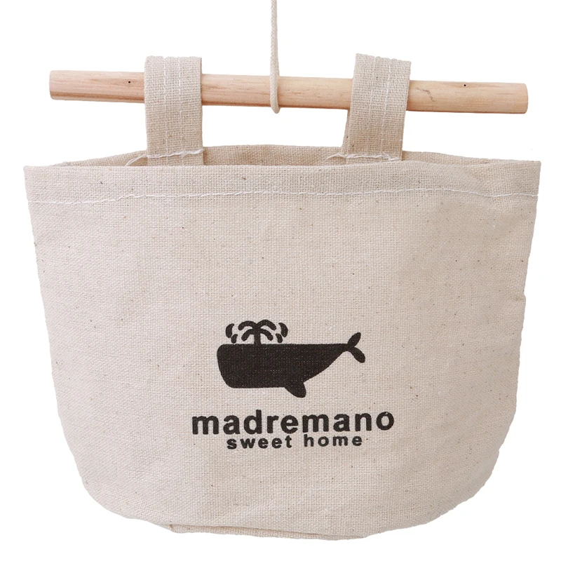 Хлопковая льняная подвесная дорожная косметичка женская вместительный