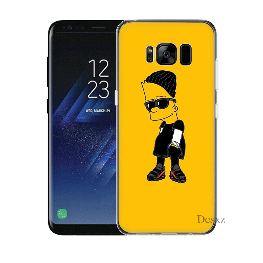 Чехол для мобильного телефона Симпсоны Samsung Galaxy J1 J2 J3 J5 J7 J6 Prime жесткий чехол |