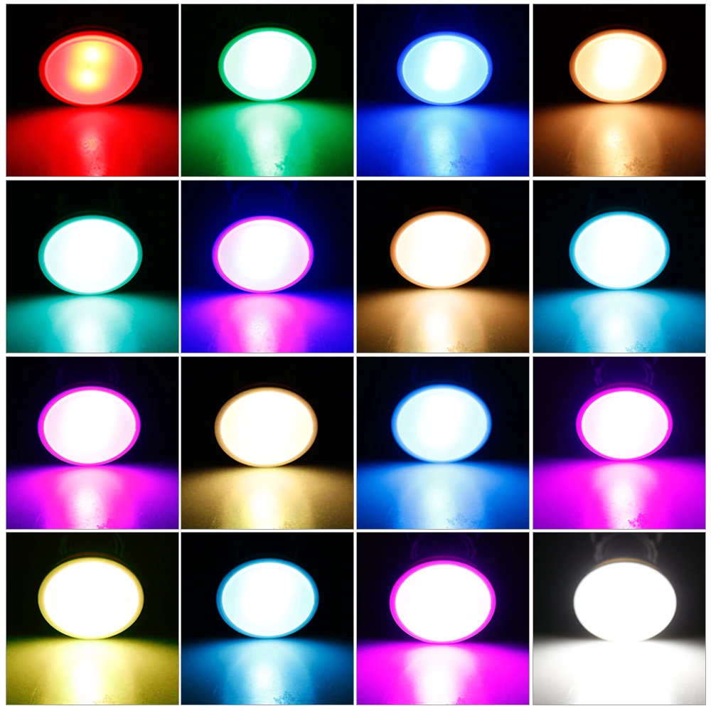Светодиодный RGB светильник GU10 прожектор RGBW RGBWW с дистанционным
