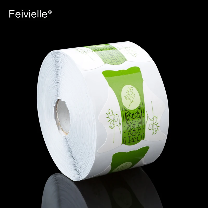 Feivielle новинка 100 шт./лот Форма для ногтей акрилового УФ геля руководство по