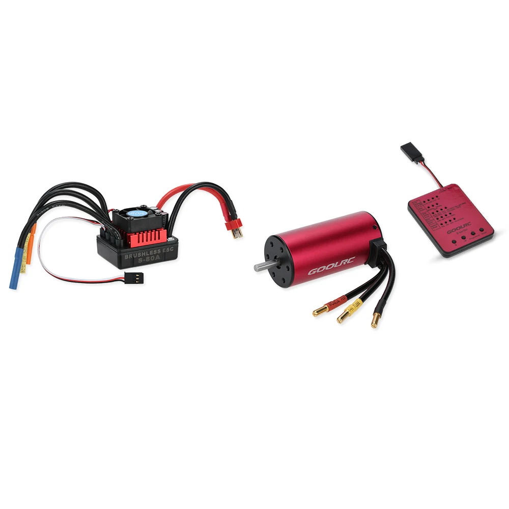 Оригинальный бесщеточный двигатель GoolRC S3674 2250KV 80A ESC и программная карта