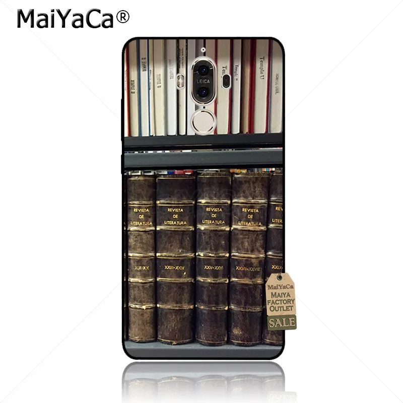 MaiYaCa книжная полка библиотека Новинка Fundas чехол для телефона Huawei p20 pro p9 p10 plus mate9 10