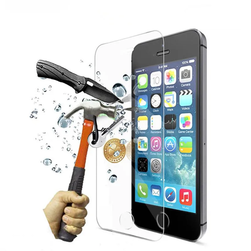С уровнем твердости 9 H закаленное Стекло чехол для экрана iPhone 7 8 Plus XS max XR 4S 5 5S 5C 5SE 6