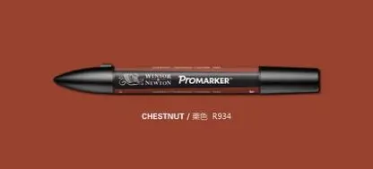 Winsor& Newton ProMarker двойной наконечник графический маркер ручка красные цвета кисти ручки - Цвет: chestnut