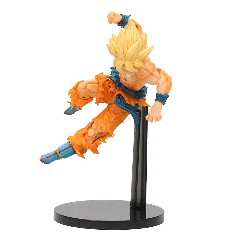 new fly yellow gokuo 10-26 см Dragon Ball Z DXF фигурки стволы Вегета Супер Saiyan Бог Сон Гоку Фриза куририн Коллекционная модель игрушки драконбол куклы - Цвет: new fly yellow gokuo
