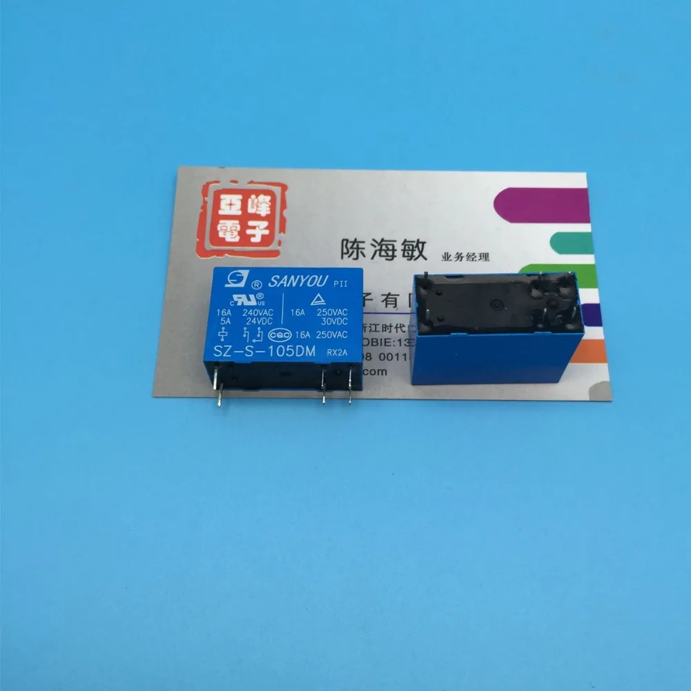 Реле мощности 16 А 5 в пост. Тока бесплатная доставка Лот (10 шт./лот) | Обустройство