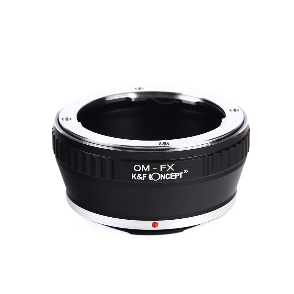 K& F CONCEPT фот OM-FX Камера переходное кольцо для объектива Olympus OM объектив для цифровой камеры Fujifilm FX Mount X-Pro1 X-E1 X-A1 X-M1 Камера тела