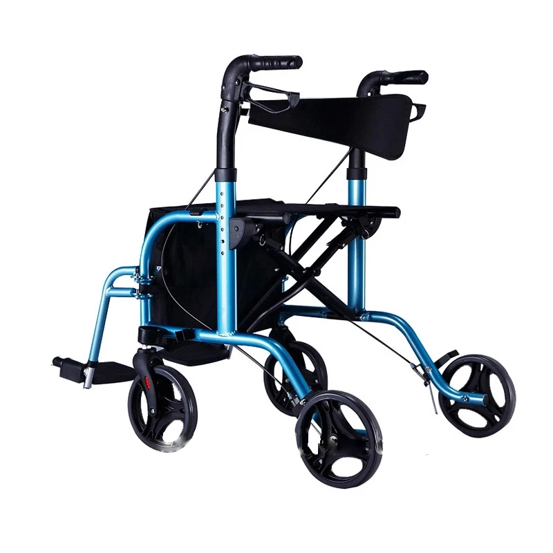4 колеса складной подвижной помощи инвалидов rollator walker для пожилых людей