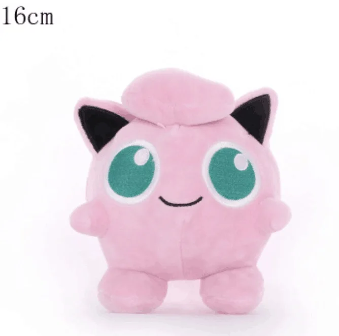 Jigglypuff 16cm Сыщик Пикачу Psyduck Bulbasaur Mewtwo плюшевый Чаризард игрушки для детей подарок милый коготь машина кукла мягкая чучела фильм - Цвет: Jigglypuff 16cm
