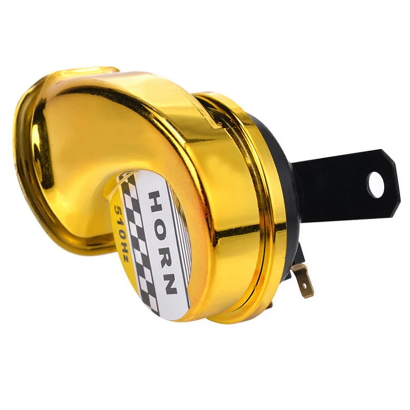 Новый Улитка Колонка для мотоцикла DC12V 510 Гц евро мотогонщиков Рог Автомобильный