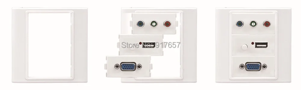 Аксессуары для домашнего кинотеатра модульная настенная пластина лицевая 86