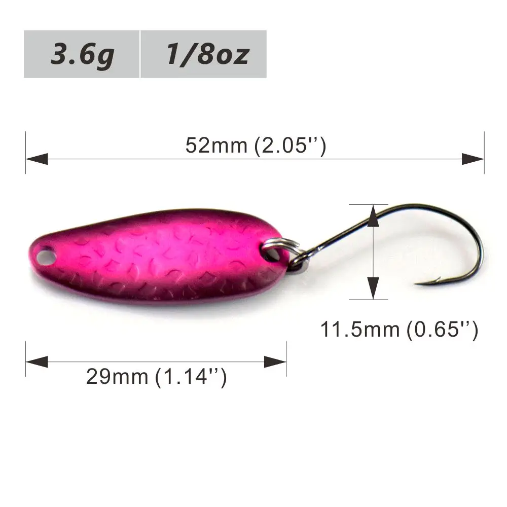 Рыболовная блесна с одним крючком Размер 29x11 5 мм 3 г 1/8 унций|casting spoon|fishing lurefishing bait |