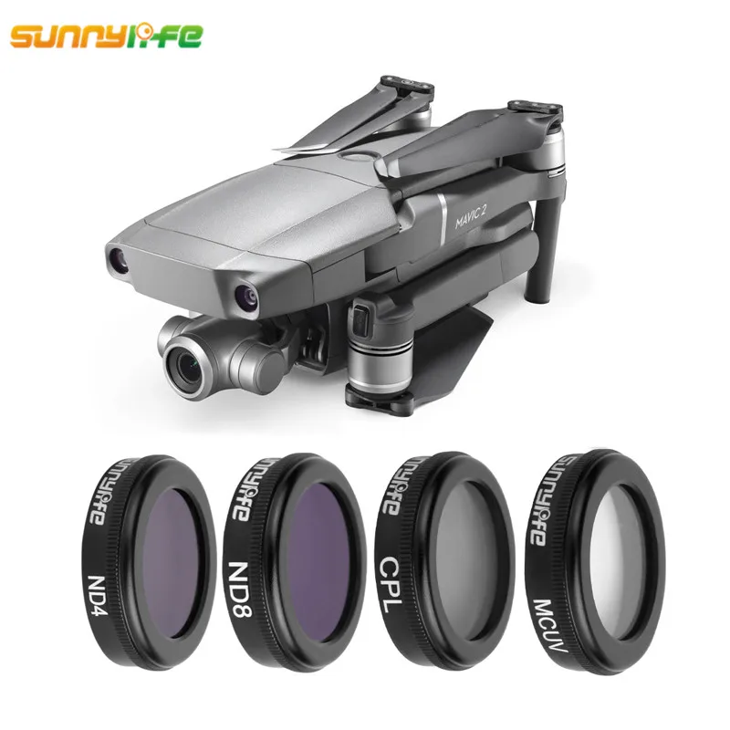 Sunnylife для DJI Mavic 2 4K фильтр объектива камеры MCUV CPL ND4 ND8 ND16 ND32 фильтры Zoom