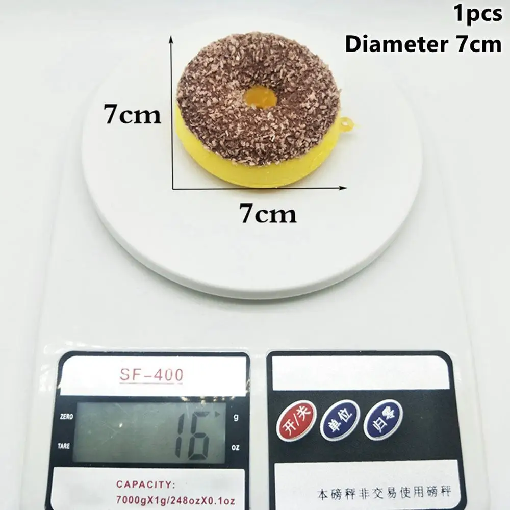 Donut Squishy 6 Taoup деревянные кремообразные пончики настенные вечерние сувениры для детского душа Аксессуары для декора мягкий пончик мягкий креативный ручной работы подарки на день рождения DIY - Цвет: Donut Squishy 6