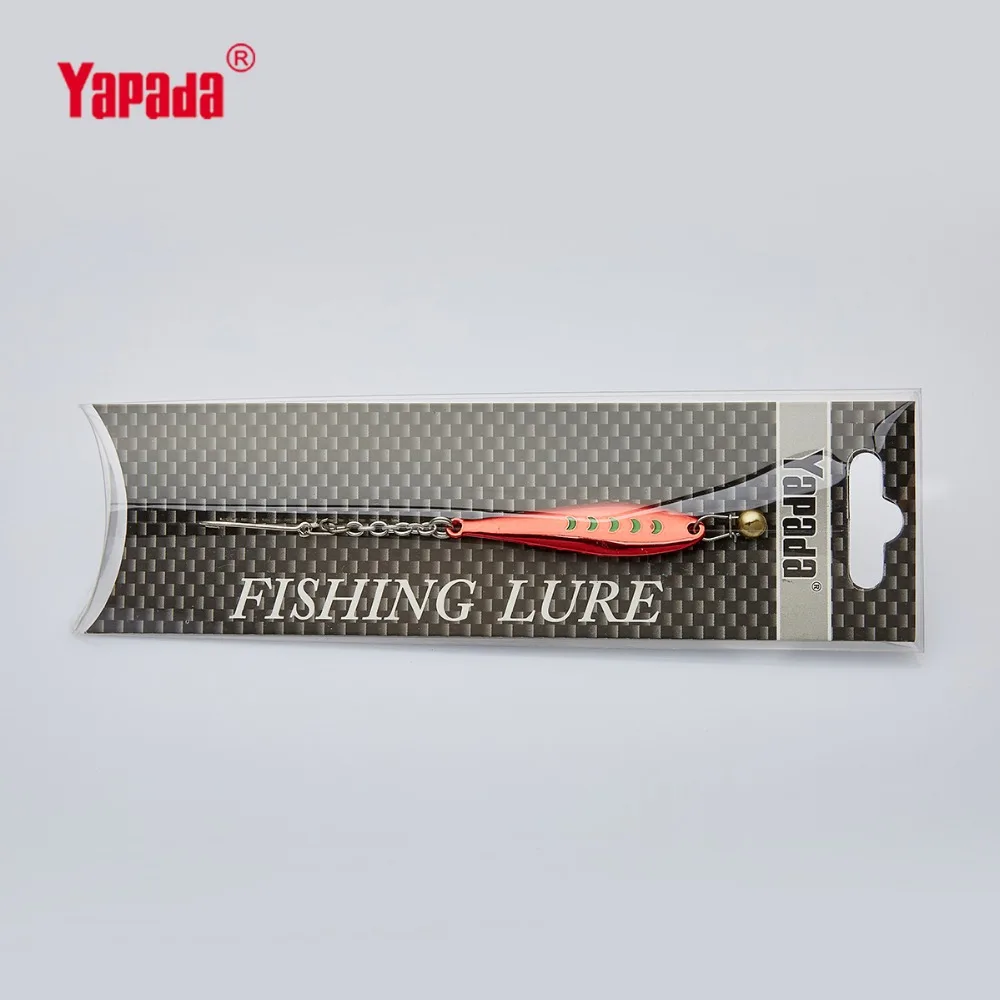 YAPADA Ice Fishing 520 Moon 6g 50X11X4mm одиночный крючок красочная металлическая ложка для