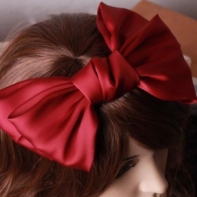 WmcyWell Модные Качественные большие красивые Для женщин девочек Шелковый бант